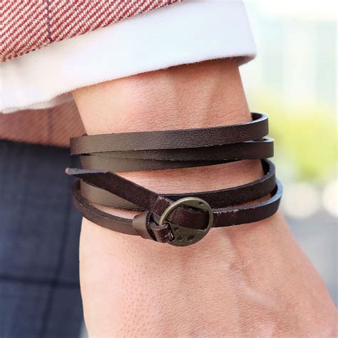 mens leather bracelet myer|myer pandora.